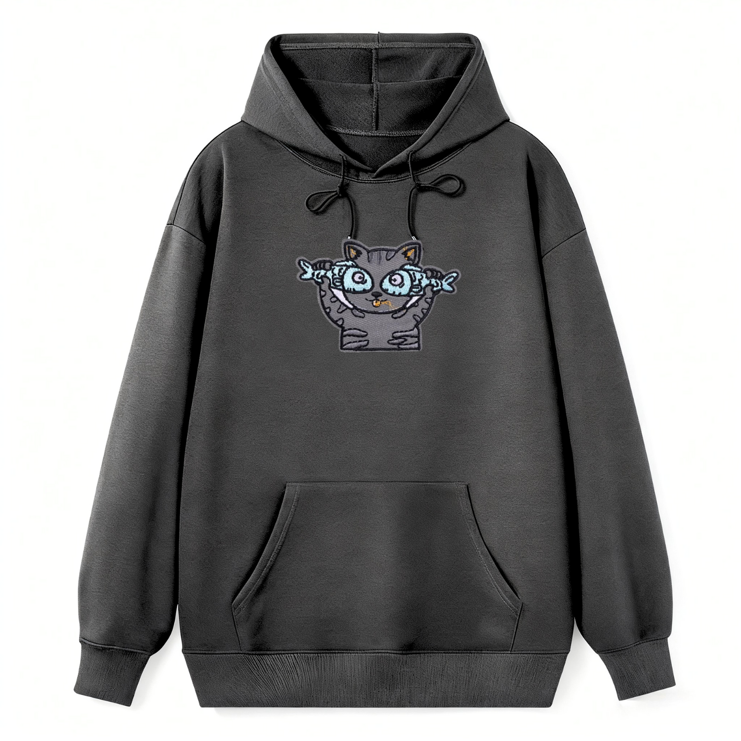 Cat Fish Cartoon Classic Hoodie - Image 3