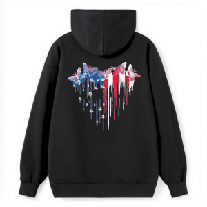Butterfly Drip Heart Classic Hoodie