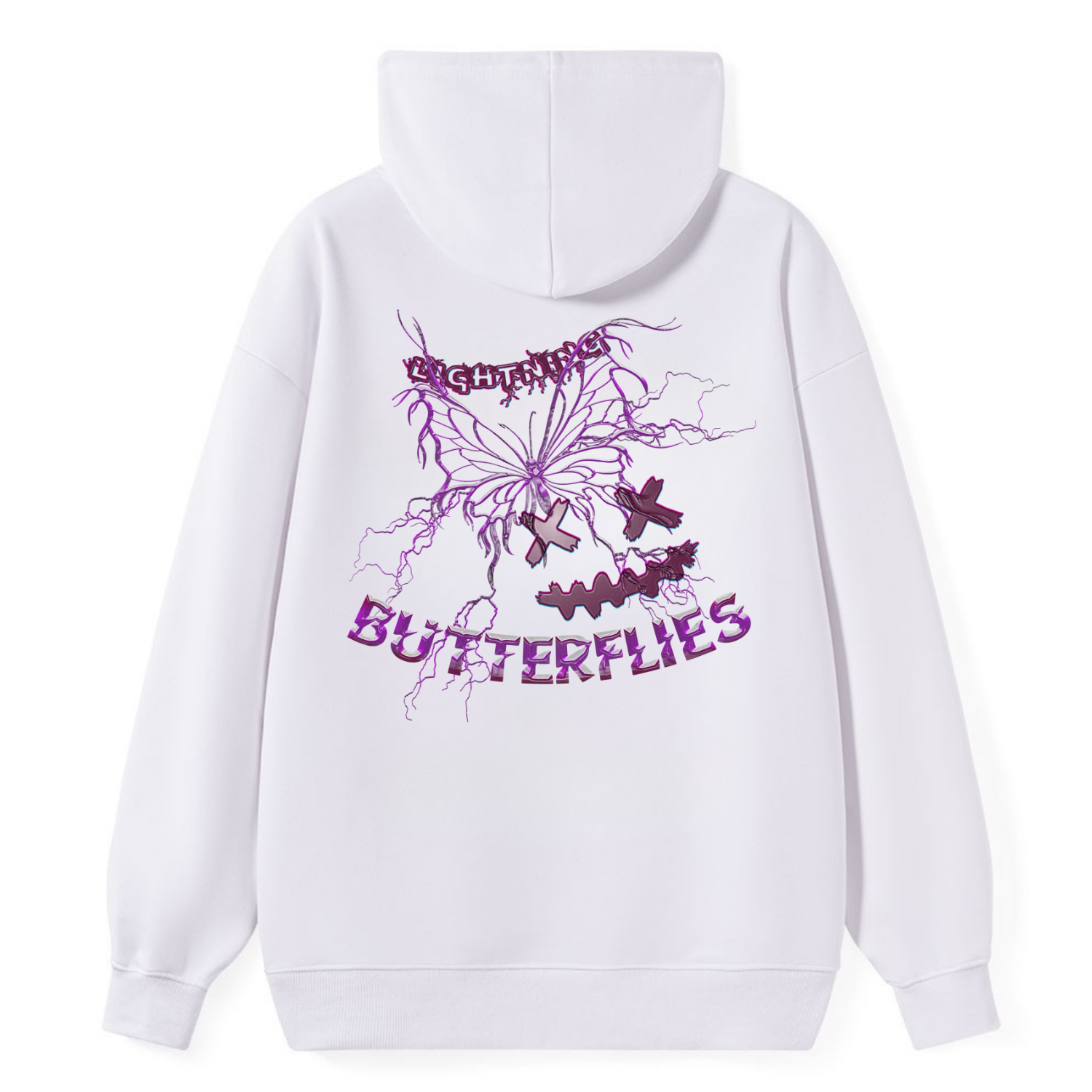Lightning Butterfly Gothic Classic Hoodie