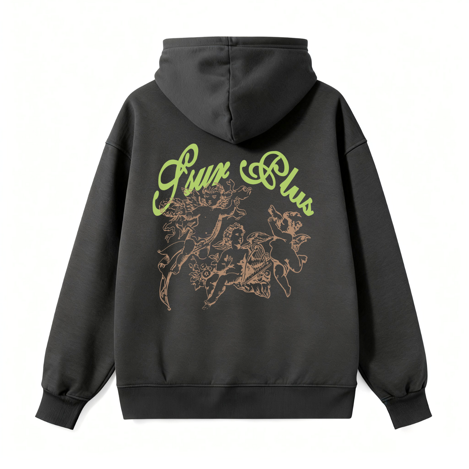 Cherub Gun Plus Vintage Classic Hoodie - Image 3