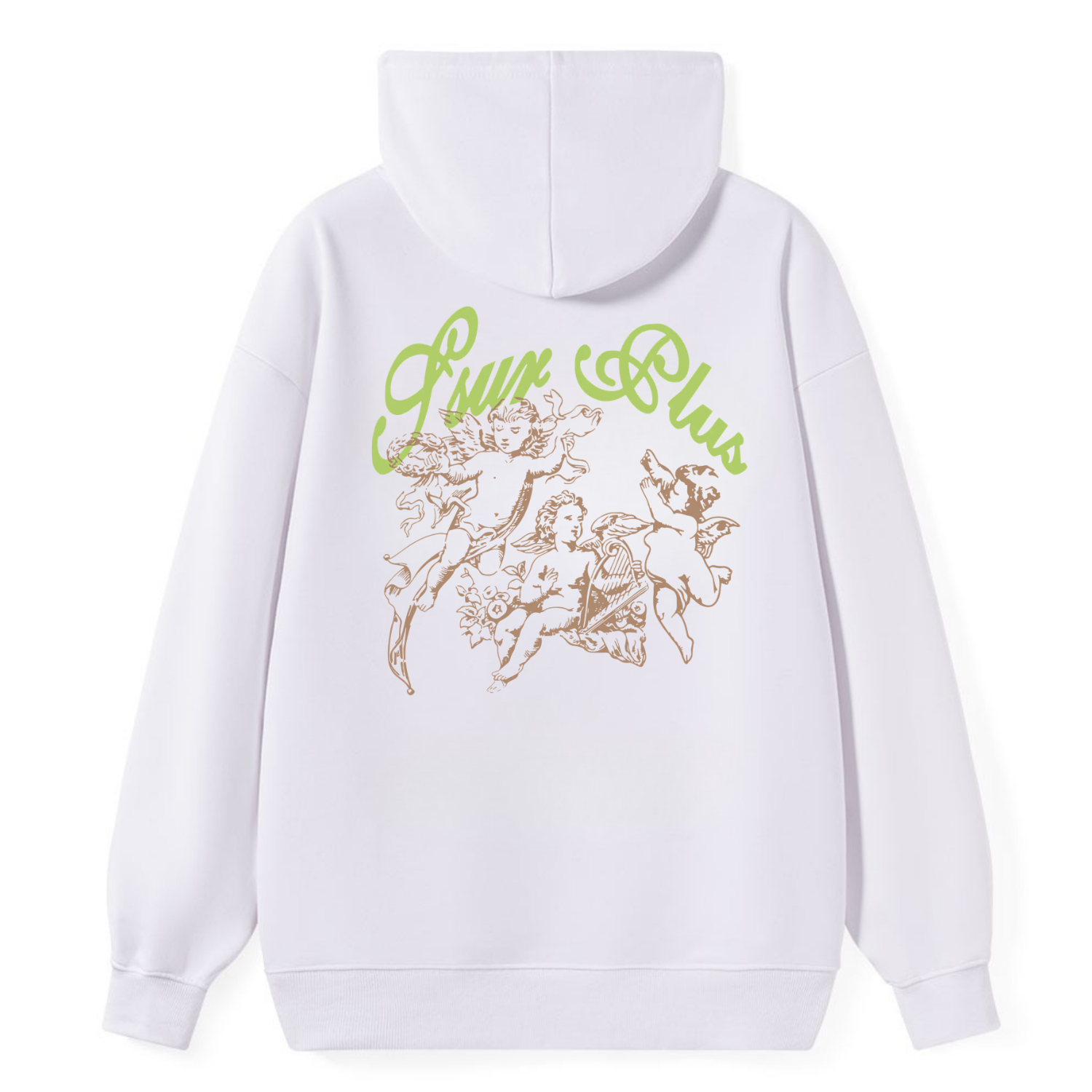 Cherub Gun Plus Vintage Classic Hoodie - Image 4