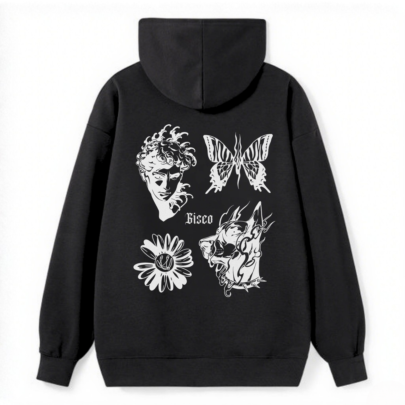 Bisco Art Collage Classic Hoodie - Image 3