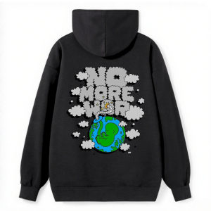 No More War Peace Graphic Classic Hoodie