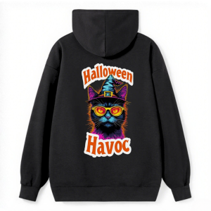 Halloween Havoc Cat Gothic Classic Hoodie